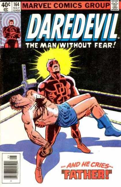 Daredevil 164 - Marvel Comics - Daredevil - The Man Without Fear - Father - Boxing - Frank Miller