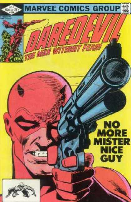 Daredevil 184 - Gun - Marvel - Marvel Comics - Man Without Fear - Nice Guy - Frank Miller