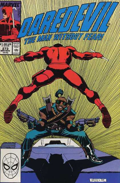 Daredevil 273 - Marvel - Guns - Weapon - November - The Man Without Fear - Al Williamson, John Romita