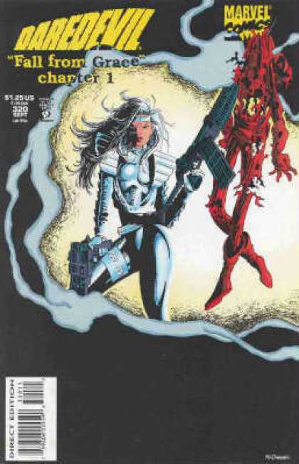 Daredevil 320 - Marvel Comics - Gun - Superhero - Woman - Direct Edition