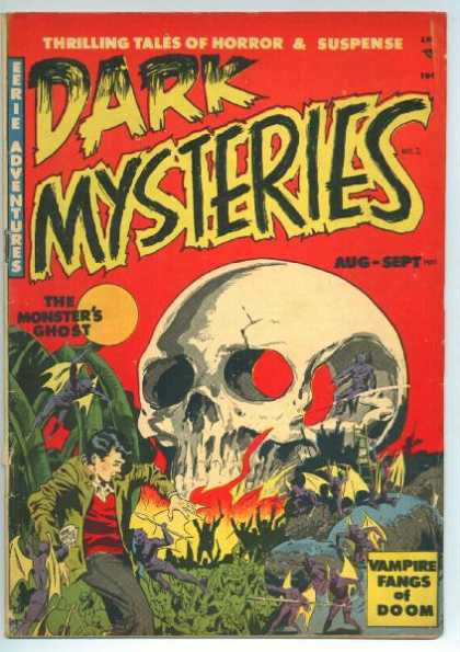 Dark Mysteries 2 - Vampire Fangs Of Doom - Skull - The Monsters Ghost - Flames - Bat-winged Creatures