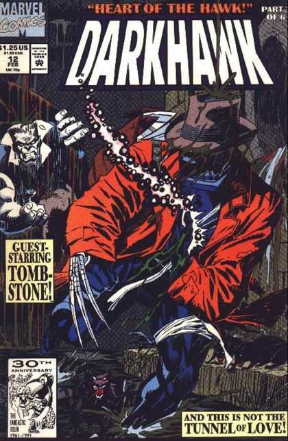 Darkhawk 12 - Heart Of Hte Hawk - Darkhawk - Tomb Stone - Tunnel Of Love - Part Of 6 - Mike Manley