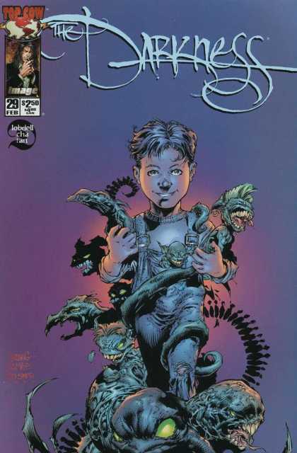 Darkness 29 - Boy - Darkness - Horror - Monsters - Bones