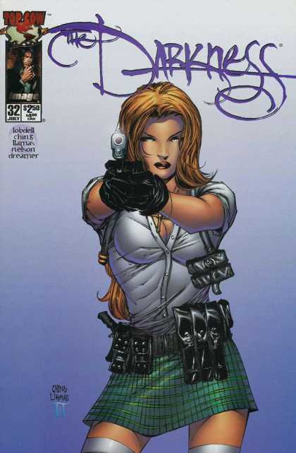 Darkness 32 - Top Cow - Gun - Woman - Lobdell - Ching