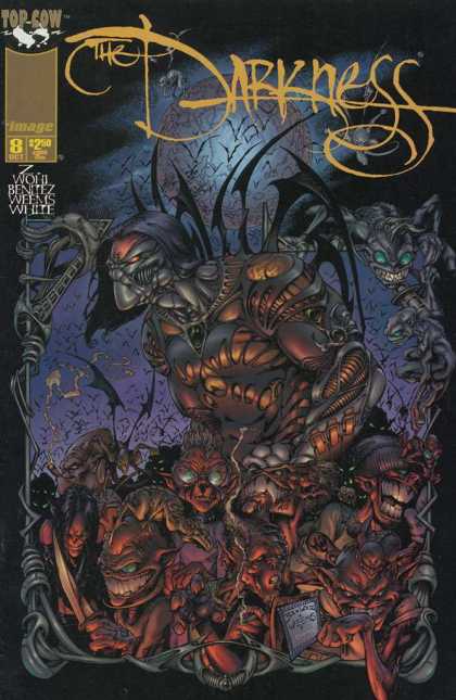 Darkness 8 - Top Cow - Moon - Dark Monsters - Bats - Night - Joe Benitez