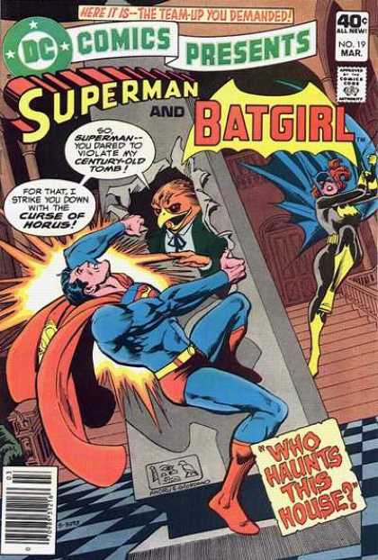 DC Comics Presents 19 - Here It Is - Superman - Batgirl - Who Haunts This House - Comics Code - Dick Giordano, Ross Andru