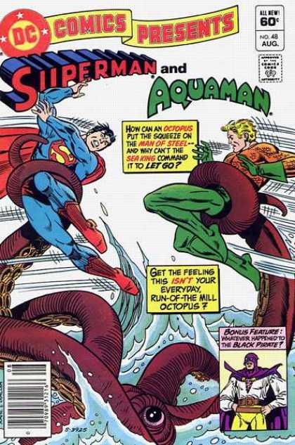 DC Comics Presents 48 - Dc - Aquaman - Superman - Command - Tentacles