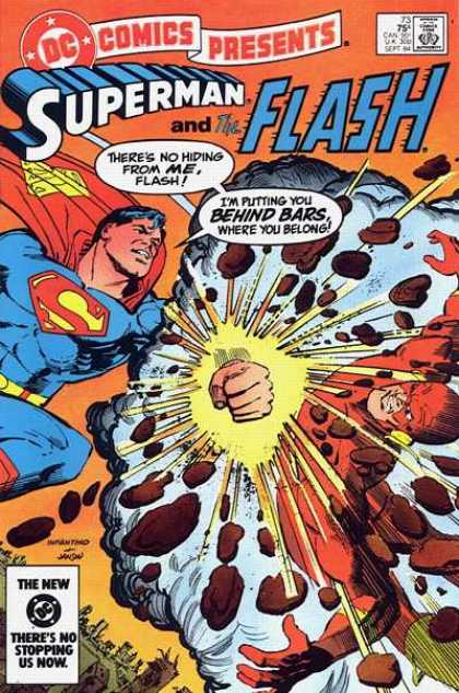 DC Comics Presents 73 - Superman - Flash - Crossover - Duel - Fight - Carmine Infantino, Klaus Janson