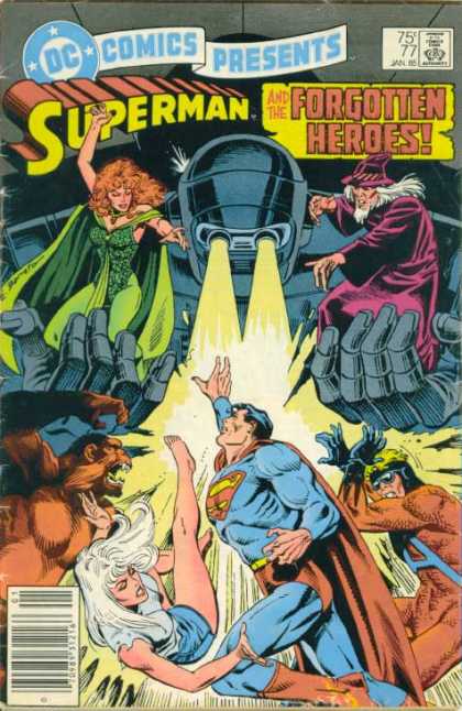 DC Comics Presents 77 - Approved By The Comics Code Authority - Superman - The Forgotten Heros - Long Nails - Dollar Comics - Eduardo Barreto