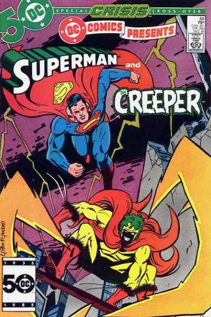 DC Comics Presents 88 - Superman - Creeper - Costume - Superhero - Battle - Dick Giordano, Keith Giffen