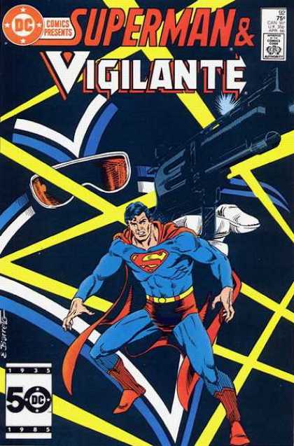 DC Comics Presents 92 - Superman - Vigilante - Guns - Red Googles - Red Cape - Eduardo Barreto