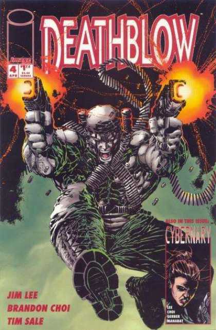 Deathblow 4 - Cybernary - Jim Lee - Brandon Choi - Tim Sale - Blazing Guns - Jim Lee