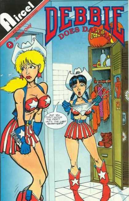 Debbie Does Dallas 16 - Cheerleaders - Locker - Hats - Skirts - Blonde