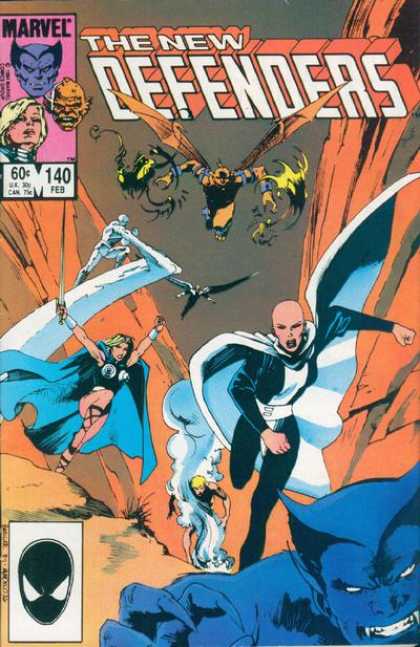 Defenders 140 - Superhero - Devil - Monsters - Fight - Run - Kevin Nowlan, Mark Badger