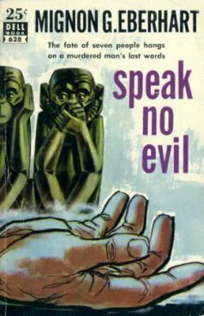 Dell Books - Speak No Evil - Mignon G. Eberhart