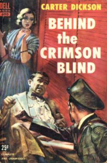 Dell Books - Behind the Crimson Blind - Carter Dickson