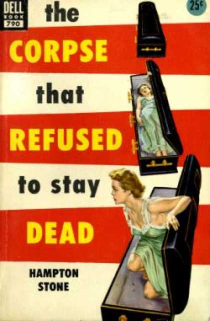 Dell Books - The Corpse That Refused To Stay Dead - Hampton Stone