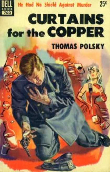 Dell Books - Curtains for the Copper - Thomas Polsky