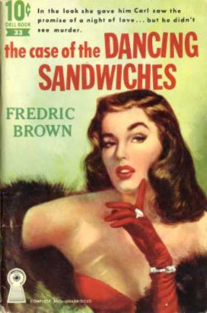Dell Books - The Case of the Dancing Sandwiches - Fredric Brown