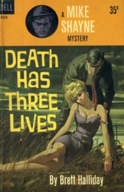 Dell Books - Death Has Three Lives - Brett Halliday
