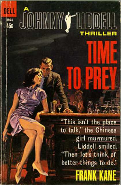 Dell Books - Johnny Liddell: Time To Prey - Frank Kane