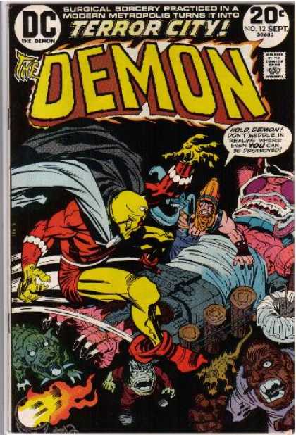 Demon 12 - Dc - Terror City - Destroyed - Surgical Sorcery - Modern Metropolis - Jack Kirby, Simon Bisley