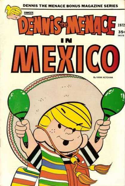Dennis the Menace Bonus Magazine 104 - Mexican Mayhem - Hank Ketchum - Maracas - Sombero Madness - Denniss Fiesta