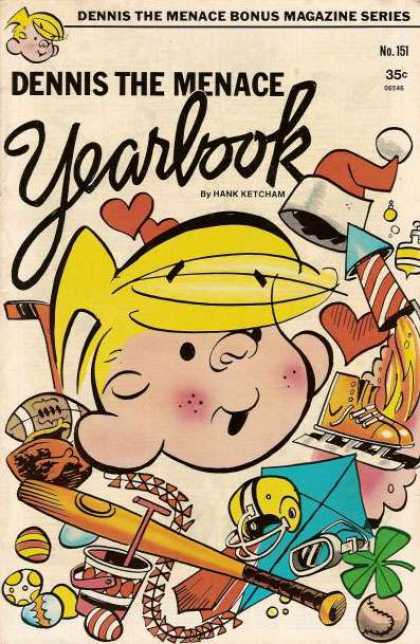 Dennis the Menace Bonus Magazine 151 - No 151 - Yearbook - Hank Ketcham - Bonus Magazine - 35 Cents