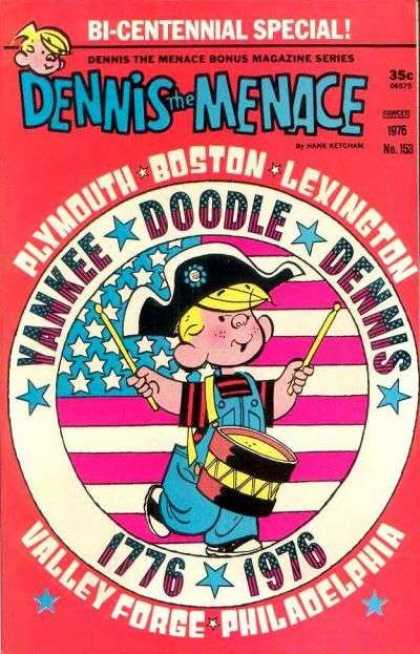 Dennis the Menace Bonus Magazine 153 - Drum - Dennis The Menace - American Flag - Bonus - Patriot