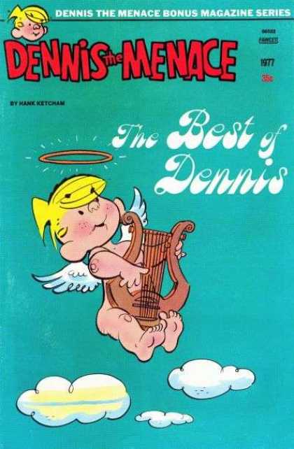 Dennis the Menace Bonus Magazine 165 - Harp - Heaven - Dennis As A Angel - Clouds And Sky - The Best Of Dennis