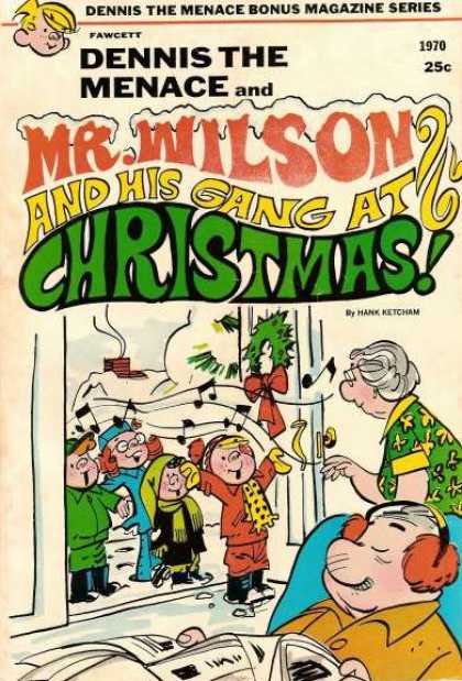 Dennis the Menace Bonus Magazine 86 - Christmas - Carol - Earmuffs - Mr Wilson - 1970