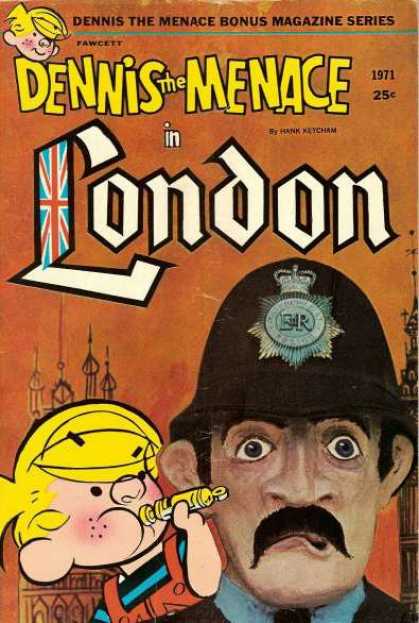 Dennis the Menace Bonus Magazine 88 - London - 1971 - Fawcett - Hank Keycham - Helmet