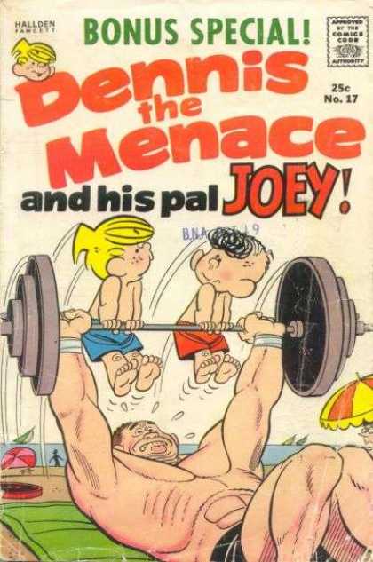 Dennis the Menace Special 17 - Dennis The Menace And His Pal Joey - Bonus Special - Hallden - Weight Lifting - Muscle Man