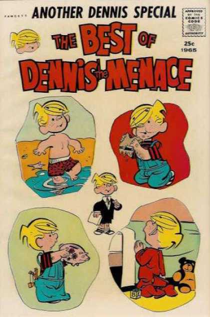 Dennis the Menace Special 29 - Overalls - Beach - Sandwich - Piggy Bank - Praying