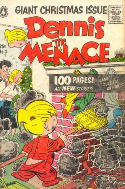 Dennis the Menace Special 3 - Giant Christmas Issue - Approved By The Comics Code - 100 Pages - Comics - Games
