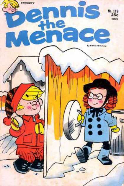 Dennis the Menace 119 - Dennis - Boy - Snow - Snowball - Prank
