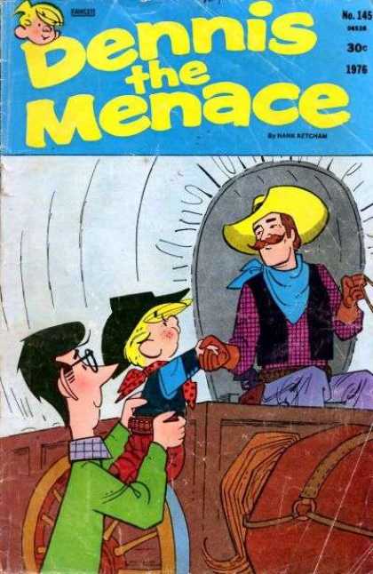 Dennis the Menace 145 - Cowboy - Boy - Hats - Covered Wagon - Gloves