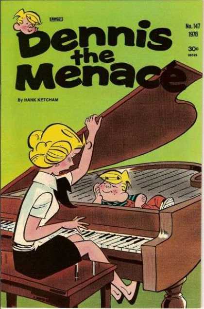 Dennis the Menace 147 - Dennis - Menace - Piano - Mother - Prank