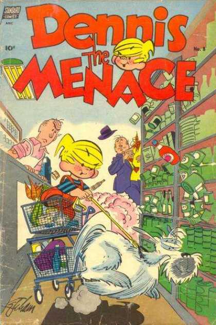 Dennis the Menace 8 - Tubelight - Stick - Cap - Bottle - Comics
