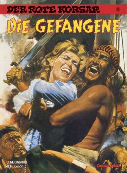 Der Rote Korsar 12 - Die Gerangene - White Slavery - Kidnapped - Jm Charlier - V Hubinon