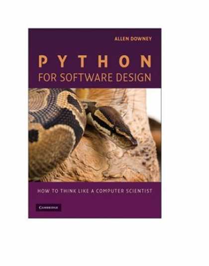 Design Books - Python for Software Design: How to Think Like a Computer Scientist
