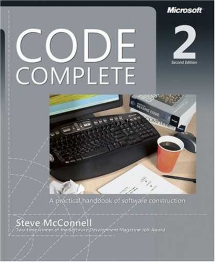 Design Books - Code Complete: A Practical Handbook of Software Construction
