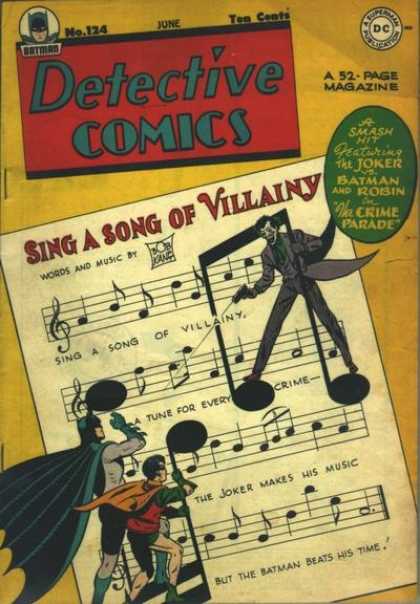 Detective Comics 124 - Joker - Batman - Robin - Bob Kane, George Roussos