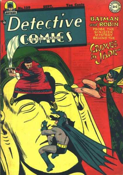 Detective Comics 139 - Buddha - Robin - Sword - Scimitar - Swinging