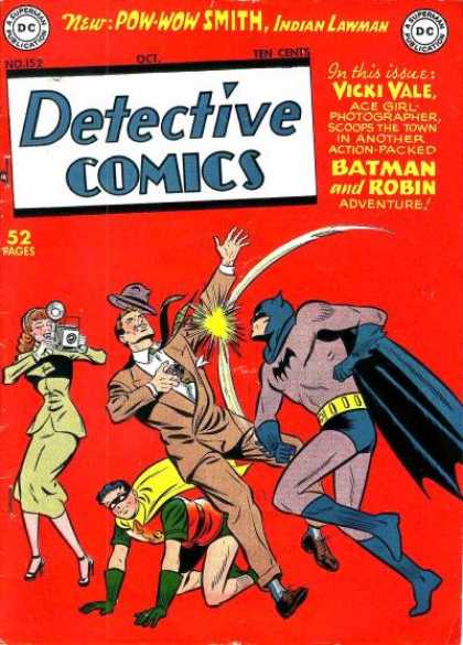 Detective Comics 152 - Batman - Robin - Camera - Vicki Vale - Punch - Jim Mooney