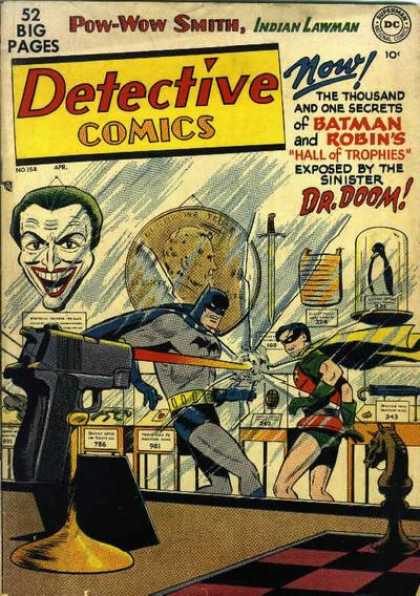 Detective Comics 158 - Gun - Joker - Batman - Robin - Sword