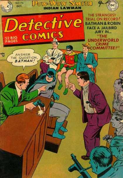 Detective Comics 176 - Batman - Jury - Robin - Crime - Jailbird