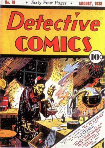Detective Comics 18 - Sixty Four Pages - August 1938 - Dr Fu Manchu - Cosmo - Buck Marshall