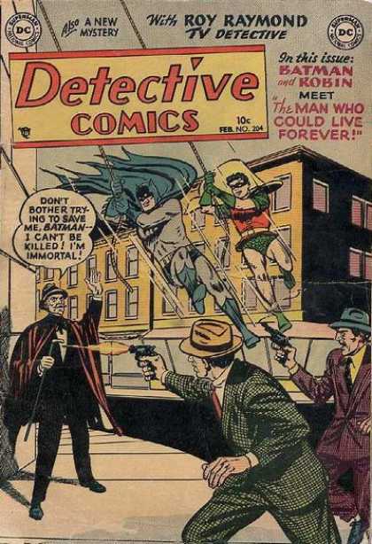 Detective Comics 204 - Robin - Batman - Guns - Criminals