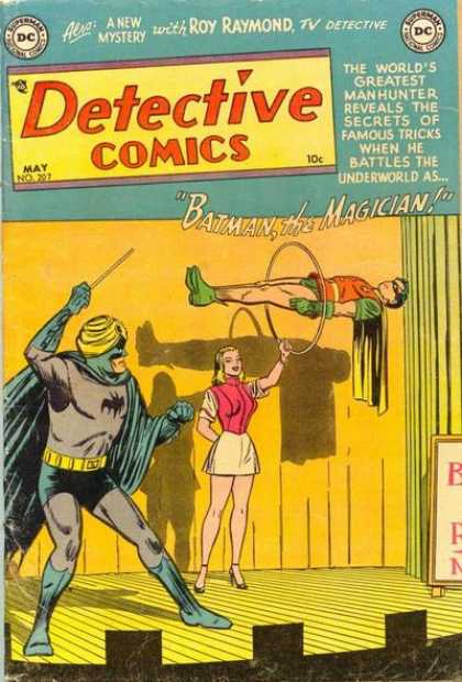 Detective Comics 207 - Magician - Robin - Magic - Turban - Hoop